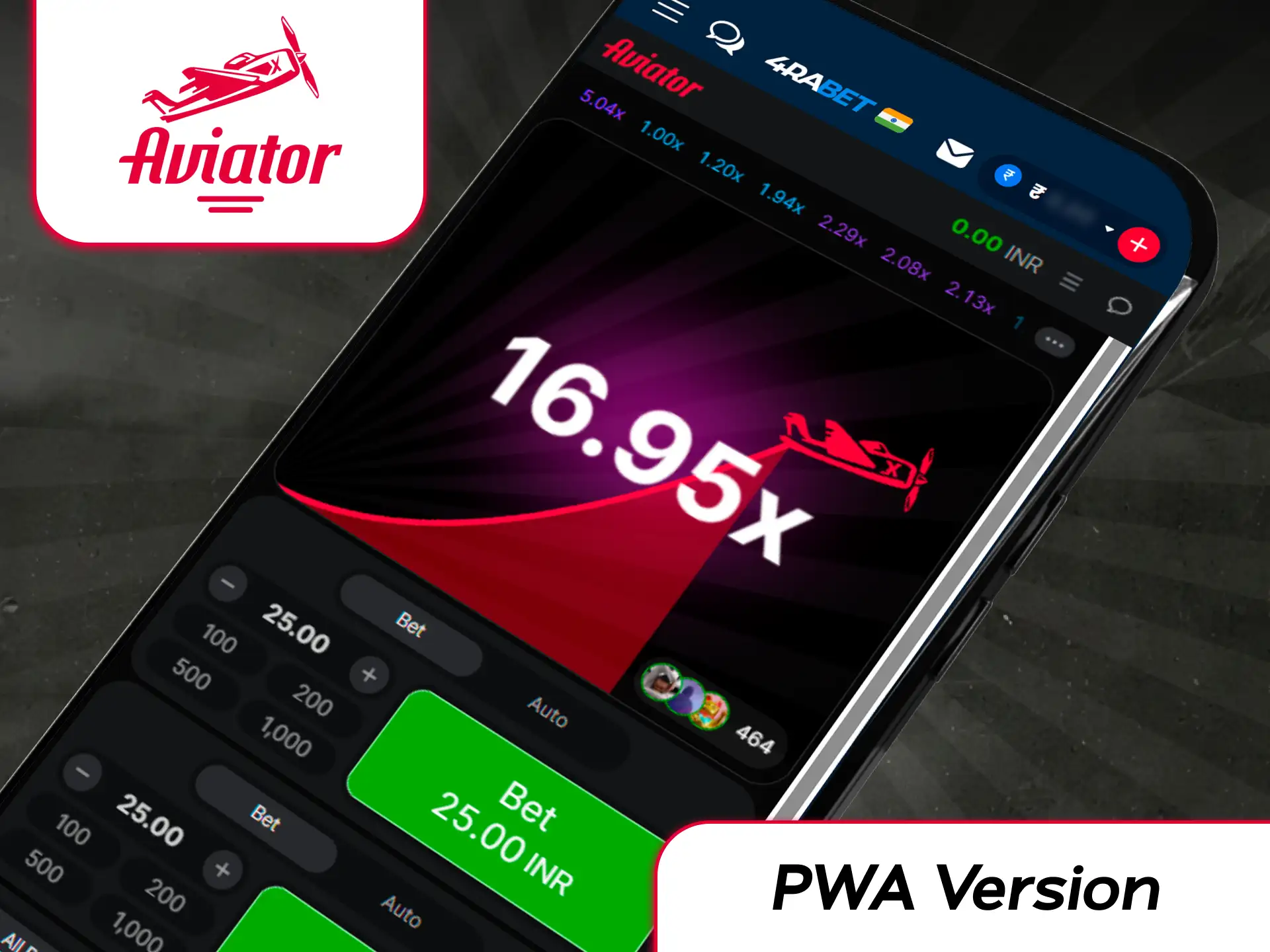 Step-by-step iOS process for adding the Aviator web app (PWA) shortcut to an iPhone home screen via Safari.