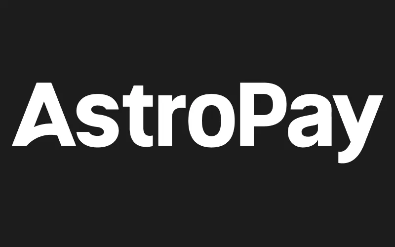 AstroPay virtual card payment page on a casino website for instant prepaid deposits.