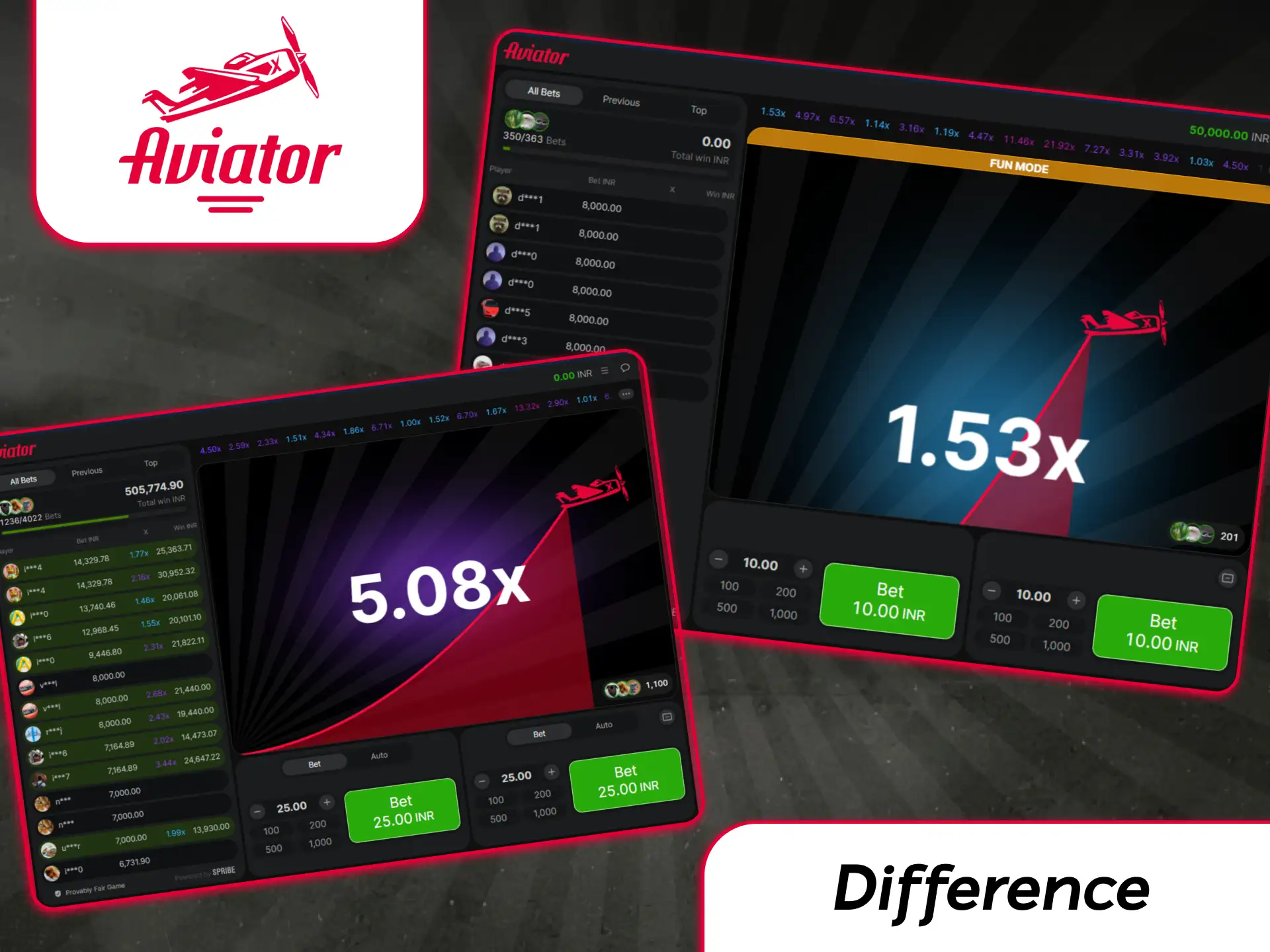 Discover key differences between real money and demo modes in Aviator.