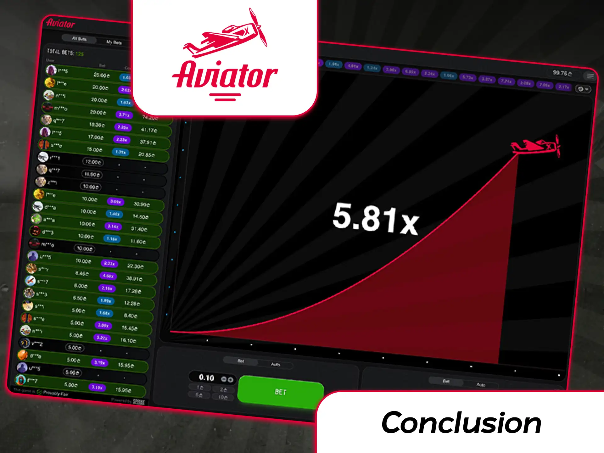 Summarize your experience with the Aviator hack and start placing smart bets today.