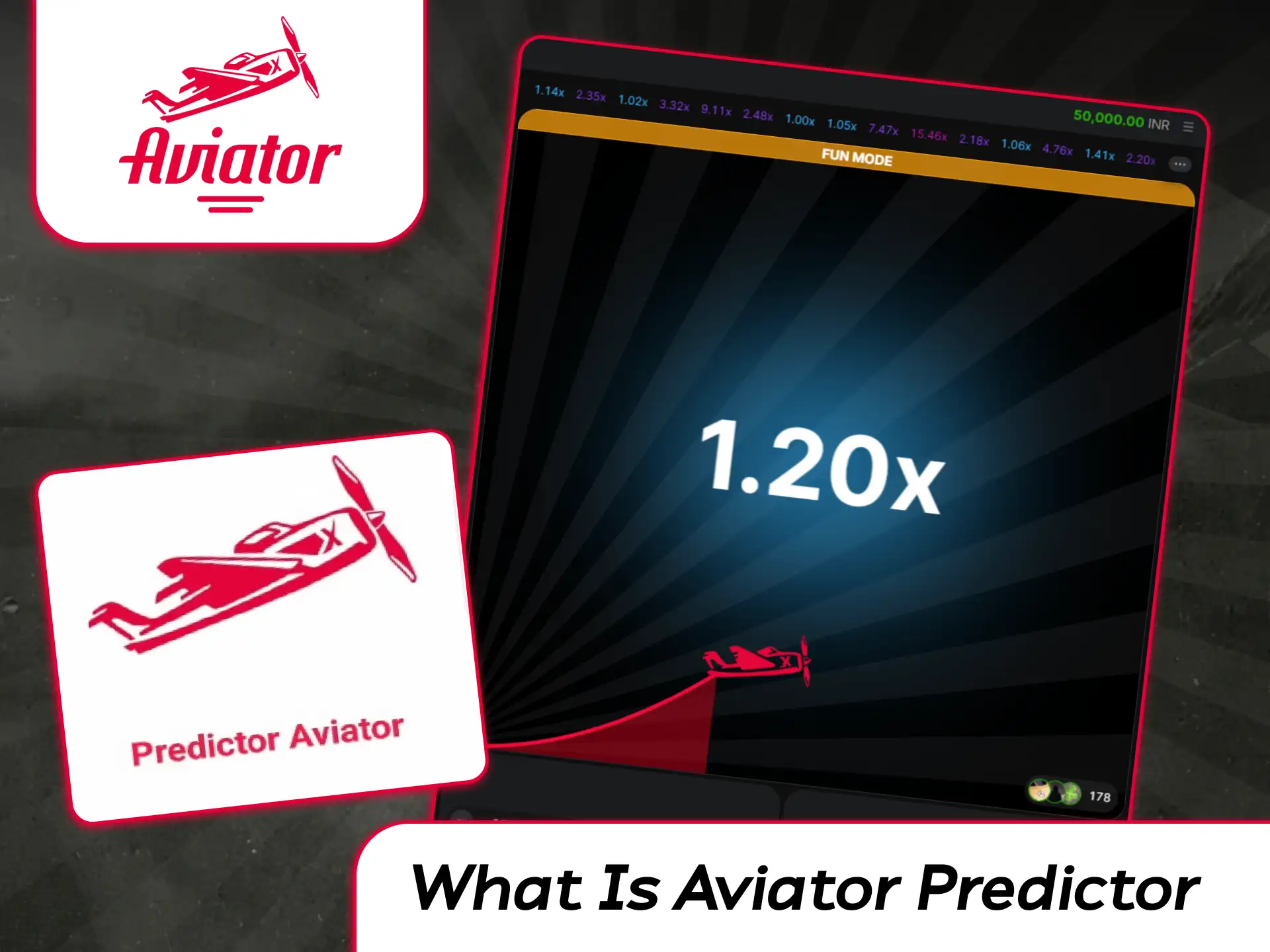 Graphic explaining how Aviator Predictor apps claim to forecast crash multipliers.